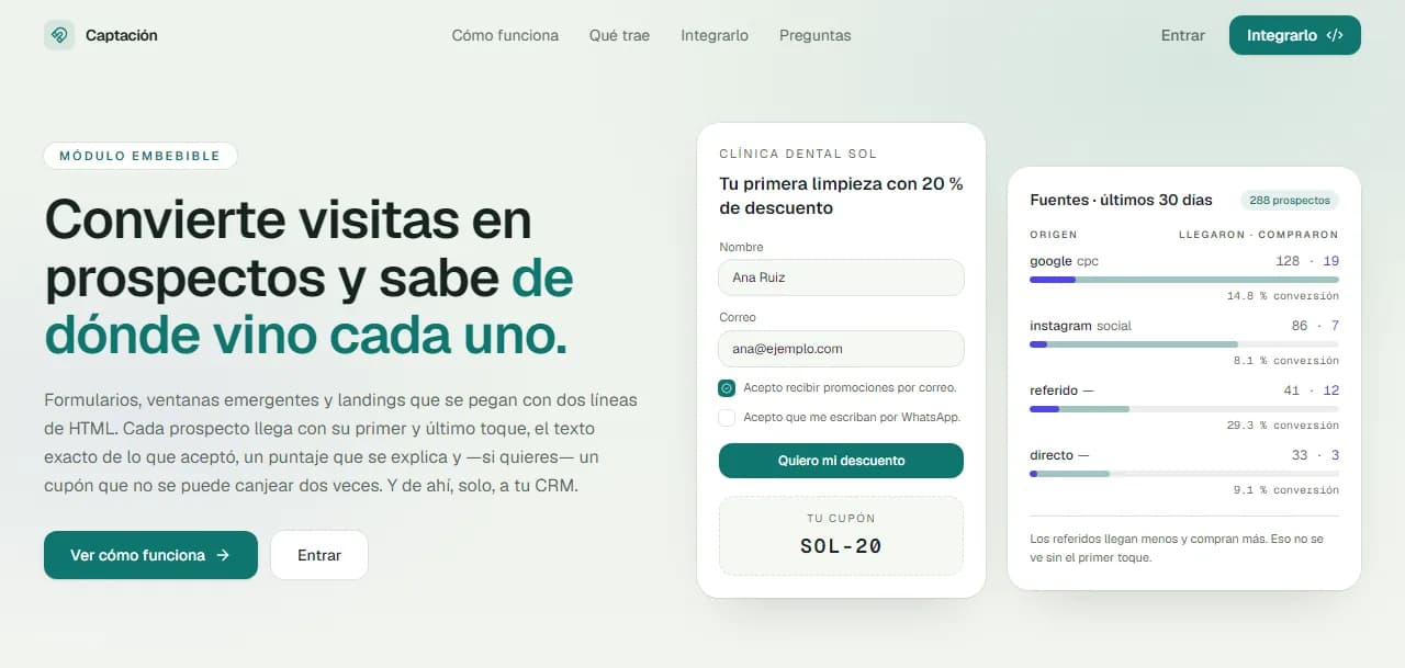 Captación preview