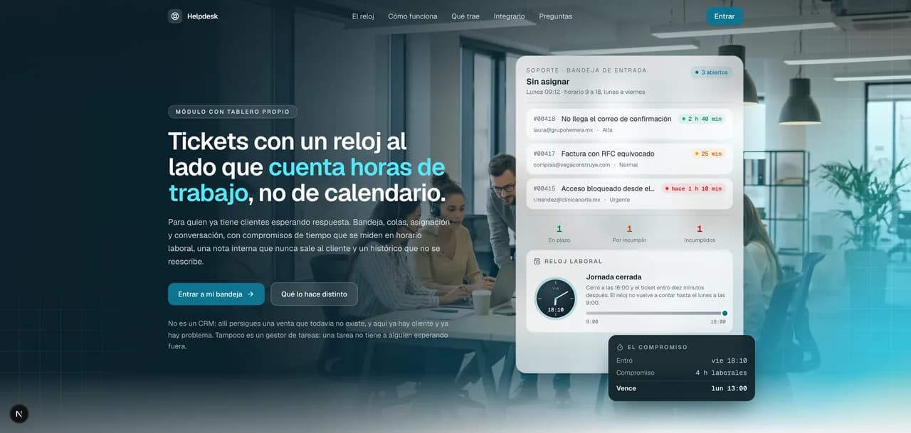 Helpdesk preview