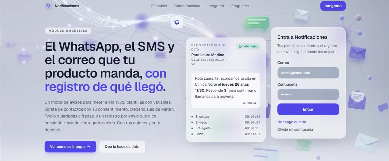 Notificaciones preview