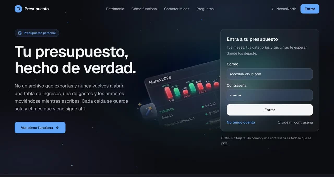 PresuApp preview